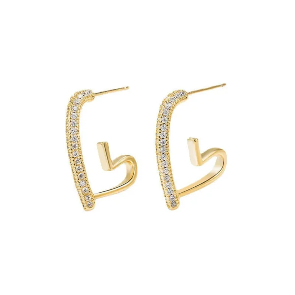 Full Diamond Love Earnail Ring - Image 5