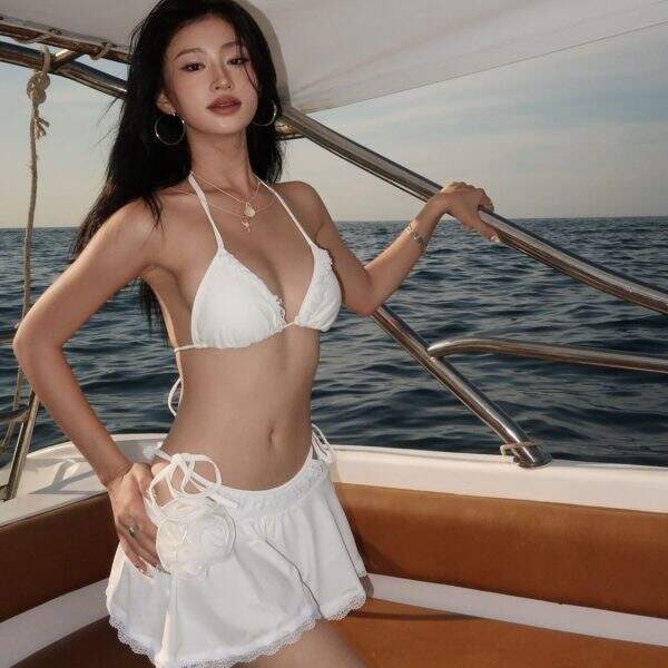 Three-piece skirt-style bikini - Image 3
