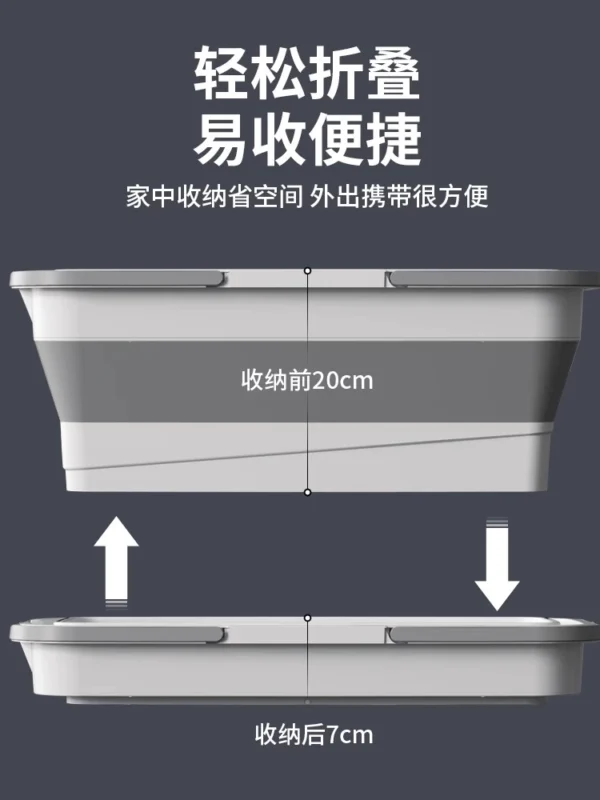 Foldable mop bucket rectangular - Image 4