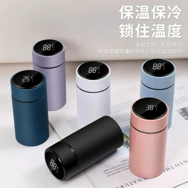 Stainless steel insulated cup intelligent temperature measurement - Image 1
