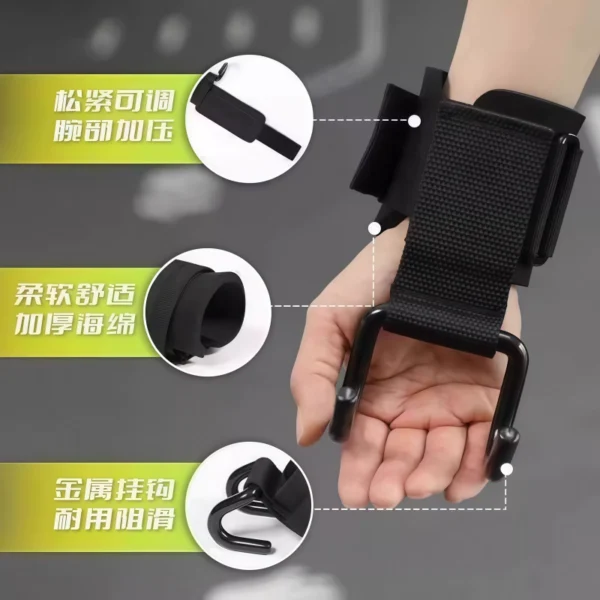 Pull up assist hook, wrist guard hook - Image 3