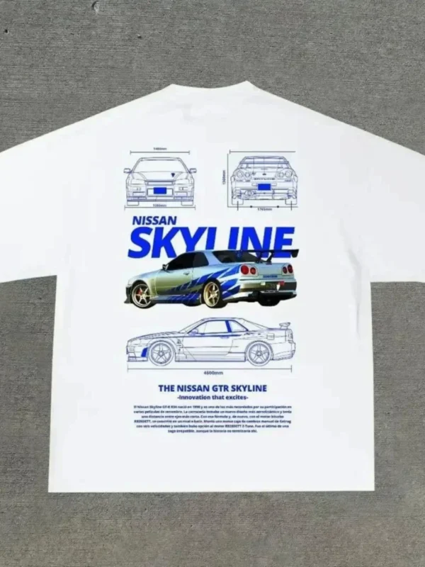 Round neck printed t-shirt - Image 5