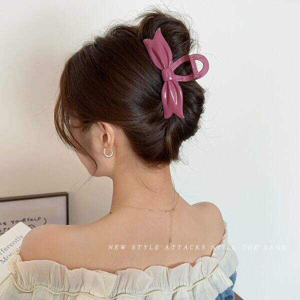 Bow tie clip for women's hair clip - Image 3