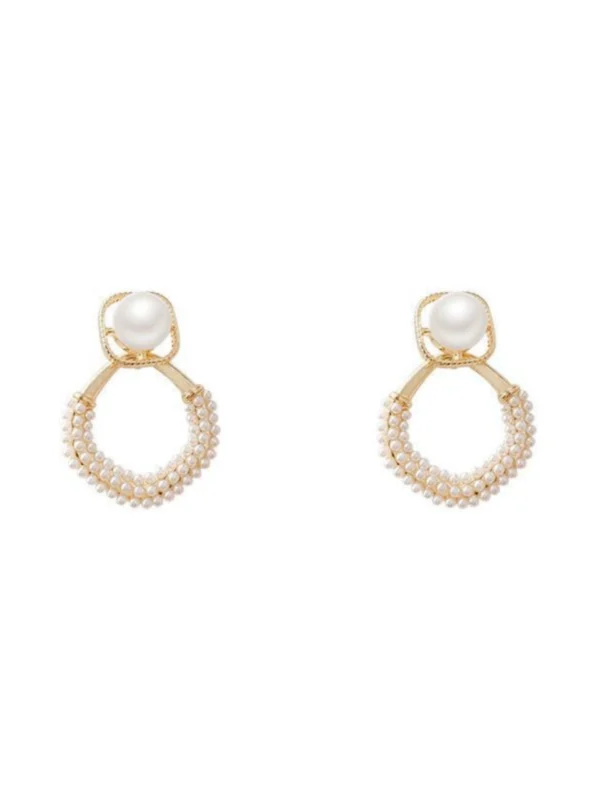 French diamond shaped pearl ears - Image 5