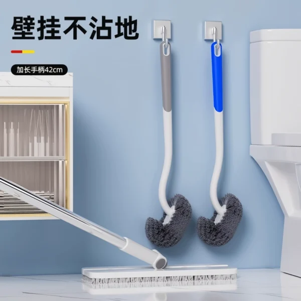 Toilet brush household long handle without dead - Image 4