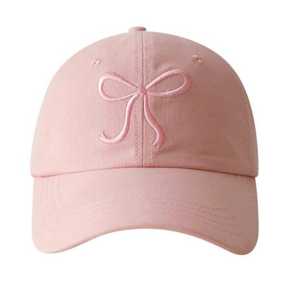 Pink hat versatile soft top duckbill cap - Image 5