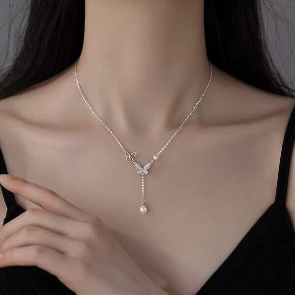 Butterfly necklace for women - Image 5