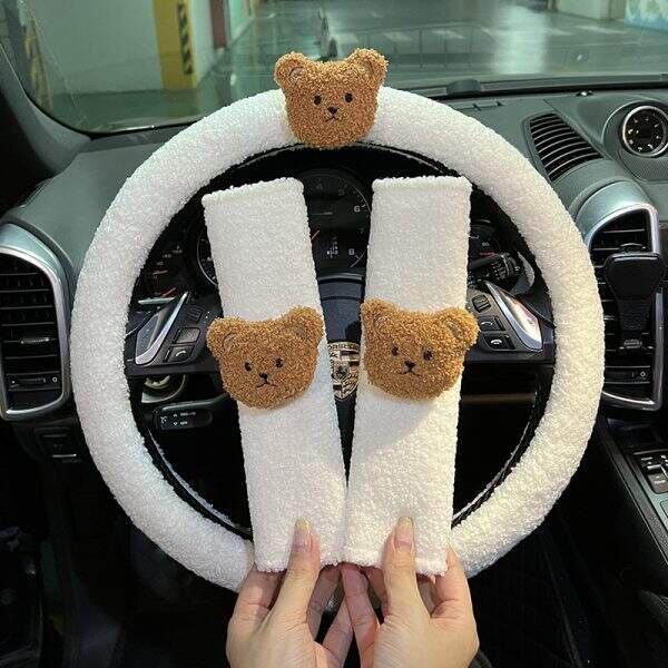 Car seat belt cover, fleece - Image 3