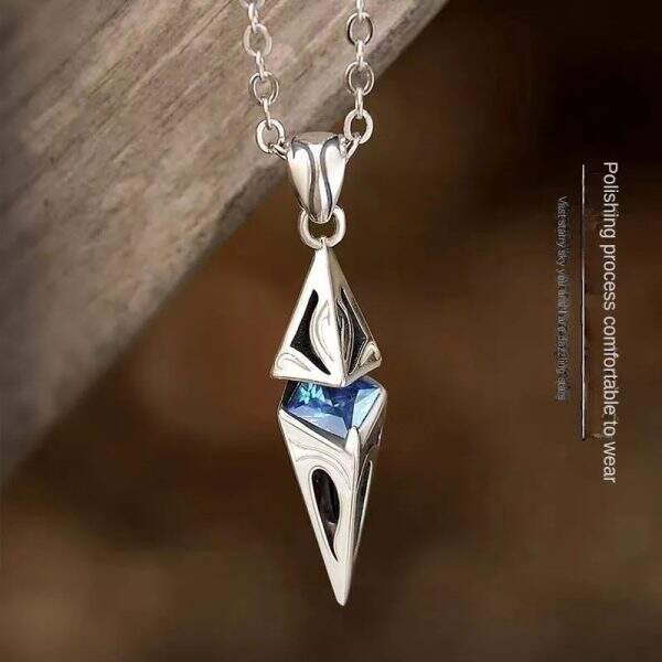 Cross border popular star shaped three-dimensional necklace - Image 3