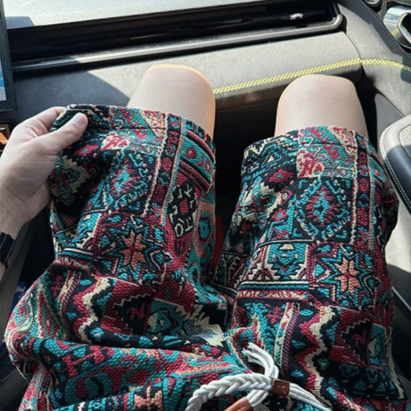 Ethnic style printed shorts for men - Image 2