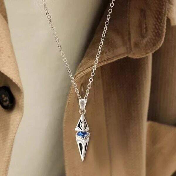 Cross border popular star shaped three-dimensional necklace - Image 1
