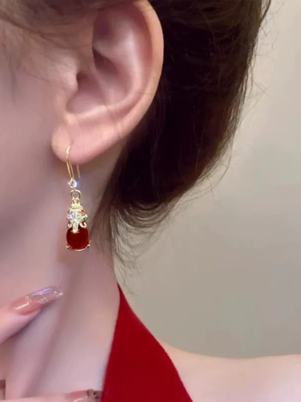 Chinese Pixiu Earrings Outlets Female Accessories - Image 2