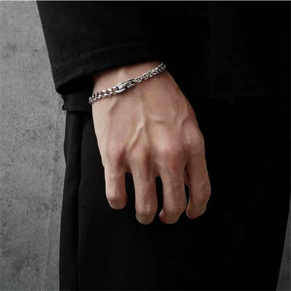 European American Cuban Bracelet for Men - Image 3