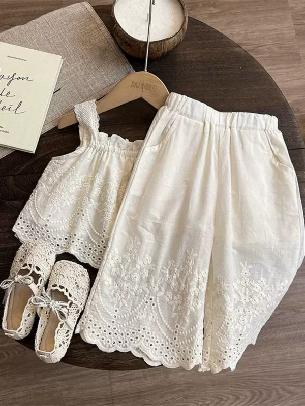 Girls' tank top and pants set - Image 3