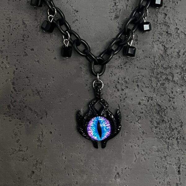 Dark Wind Devil's Eye Necklace - Image 2