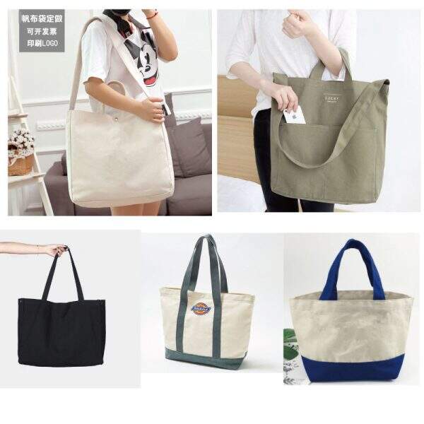 Ladies' canvas shoulder bag - Image 3