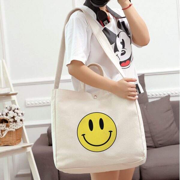 Ladies' canvas shoulder bag - Image 2