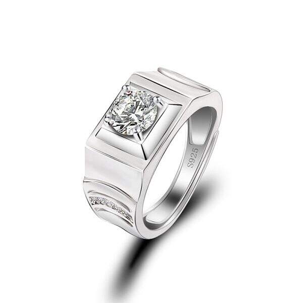 Men's ring, diamond ring - Image 5