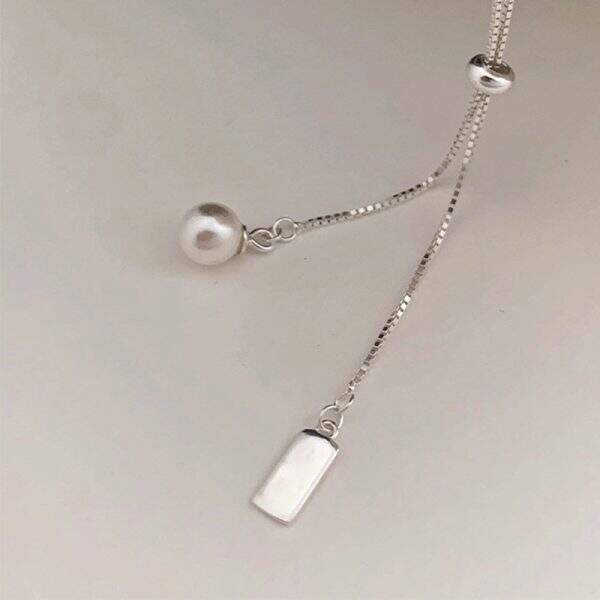 Seiko Women's 925 Silver Multipurpose Pearl Necklace - Image 3