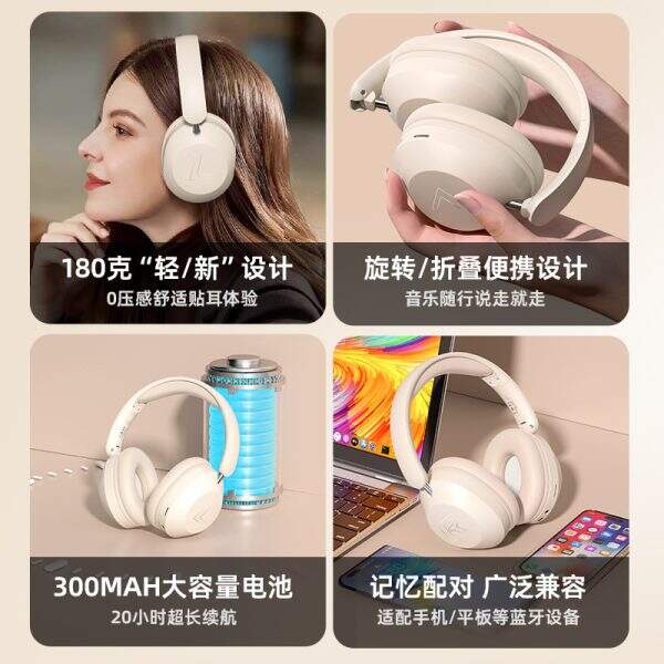 Bluetooth music earphones with high battery - Image 3