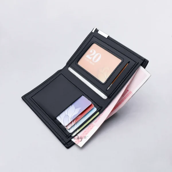 Men's short wallet, student style - Image 4