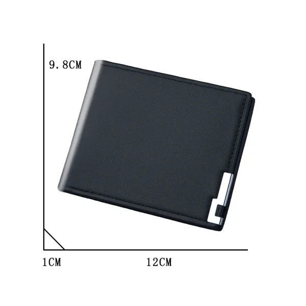 Men's short wallet, student style - Image 2