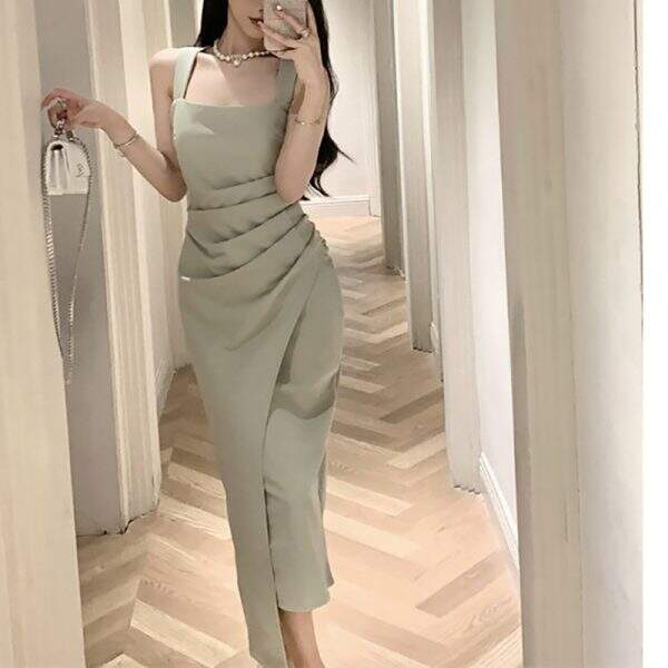 Satin dress - Image 1