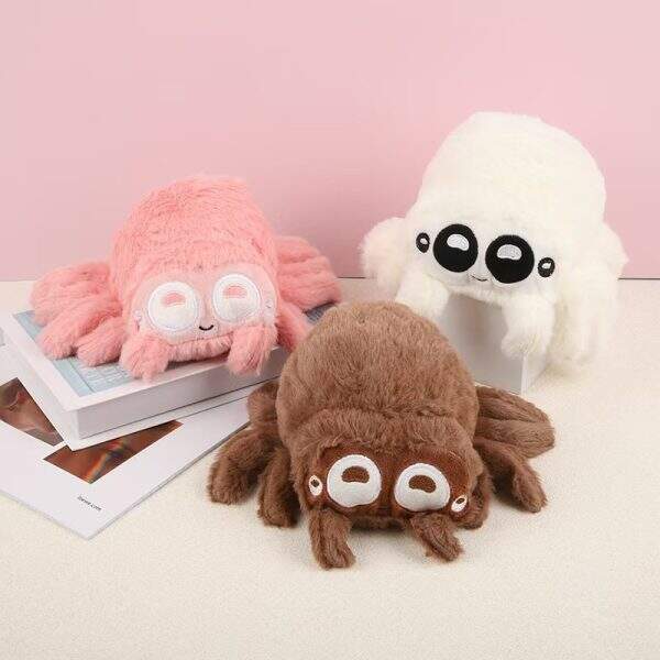 Black and white spider plush toy doll - Image 3