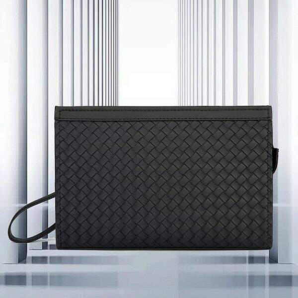 Business Men's Handbag, High end Leisure Handbag, Men's One piece Hair Collection, Large Capacity Men's Clip Bag 2024 New Edition - Image 2