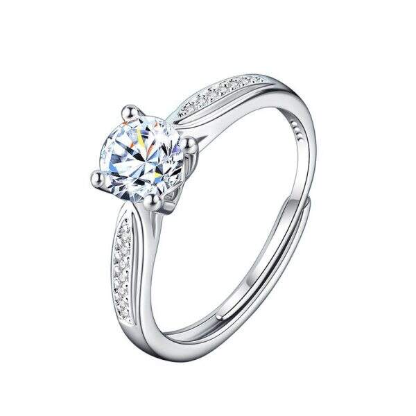 Imitation Mozambique diamond ring - Image 5