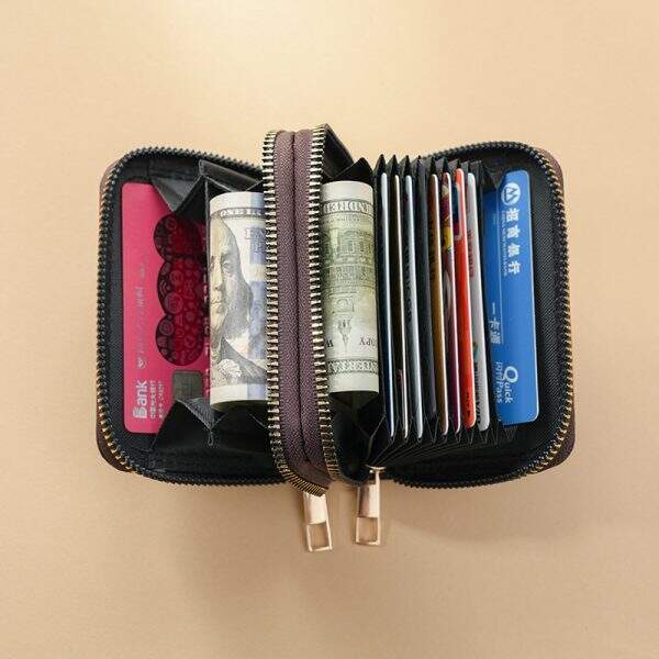 Ladies' Double Zipper Wallet - Image 3