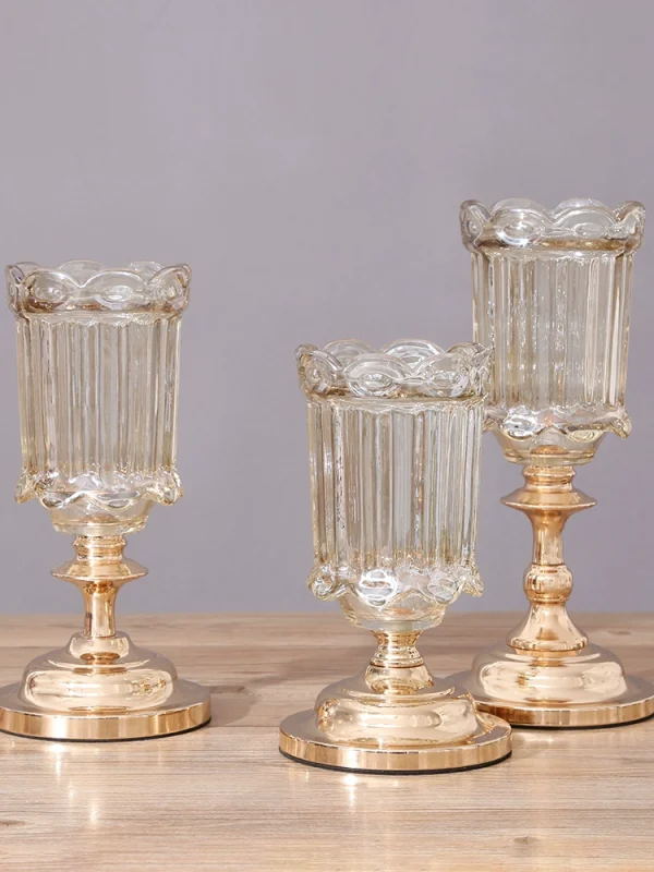 Nordic Luxury Crystal Glass Vase - Image 3