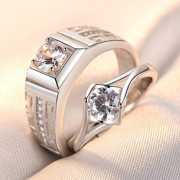 Couple diamond ring - Image 1