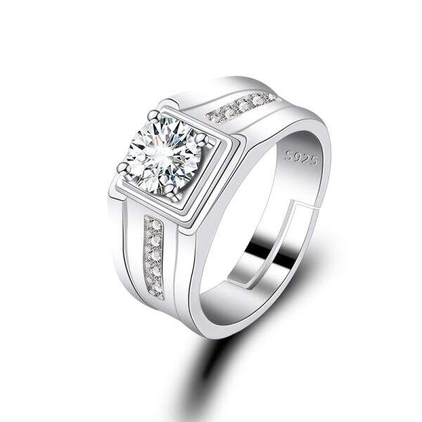 Platinum plated men's ring - Image 5