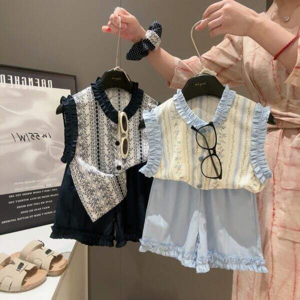 Girls' summer outfit set - Image 3