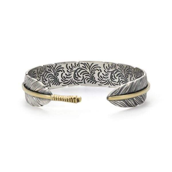 Tang Grass Feather Bracelet for Men - Image 2