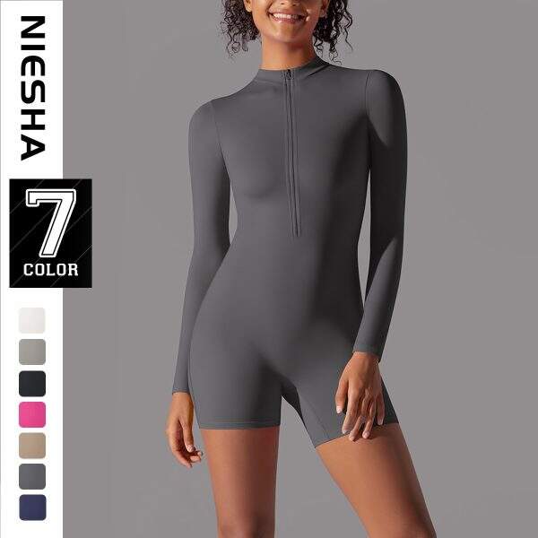 Long sleeved sports jumpsuit - Image 1