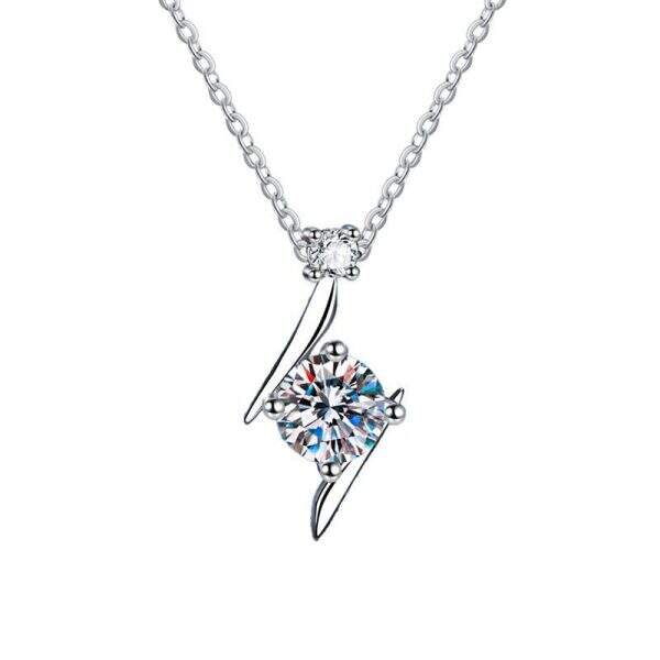 Necklace Lightning Star Lock Bone Chain Pendant - Image 5