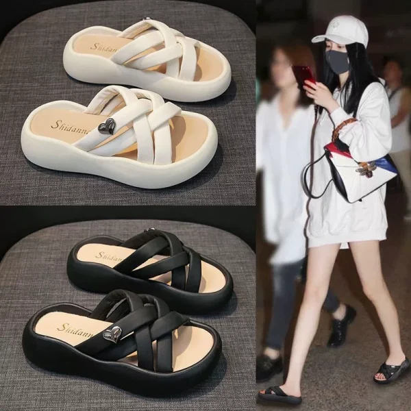 Popular high-heeled sandals - Image 4