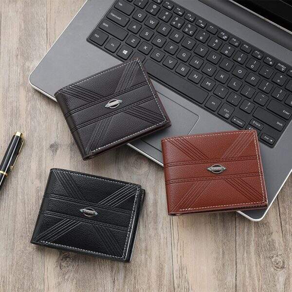 Men's soft leather wallet, waterproof - Image 1