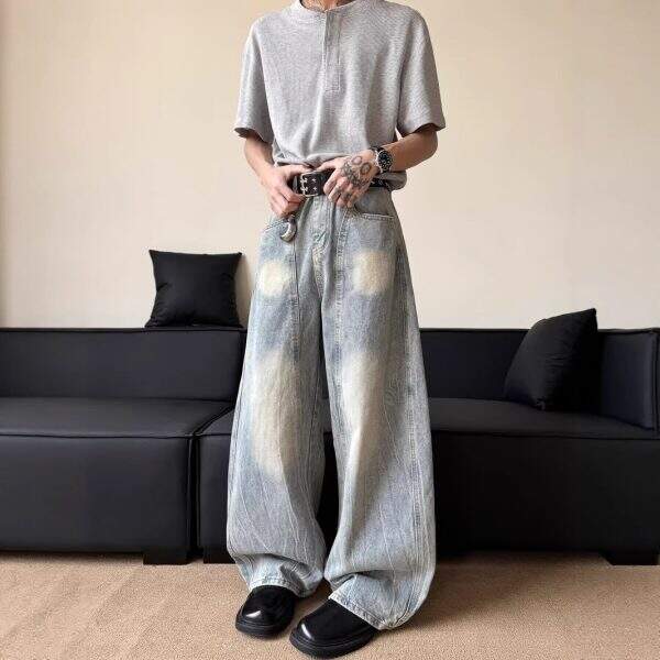 Men's Trendy Brand Pants High Street Trendy Men - Image 4