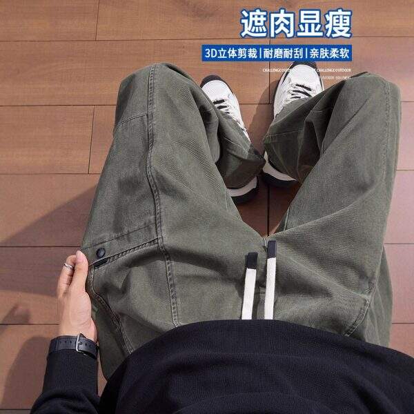 Retro workwear pants for men - Image 2