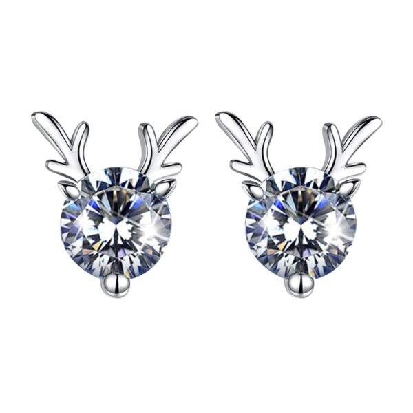 Transparent deer earrings - Image 5