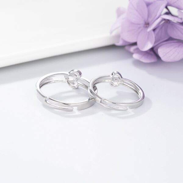Simple and stylish couple ring - Image 3
