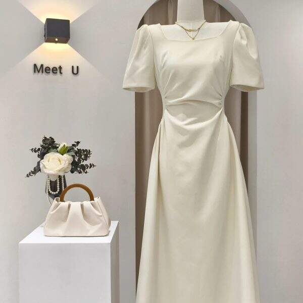 Long ruffle edge dress - Image 4