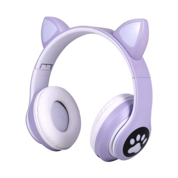 Bluetooth headset, Cat's ears (Steamed cat-ear shaped bread), subwoofer, luminous - Image 5