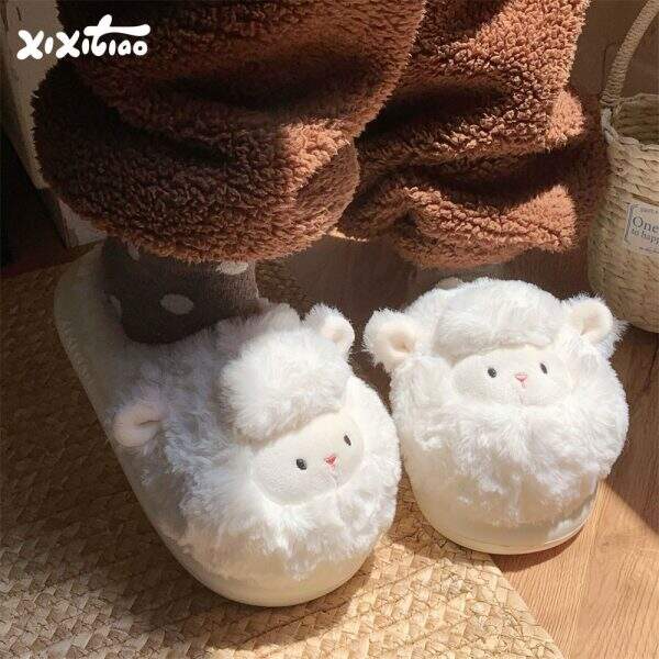 Cute Baotou hairy cotton shoes - Image 2