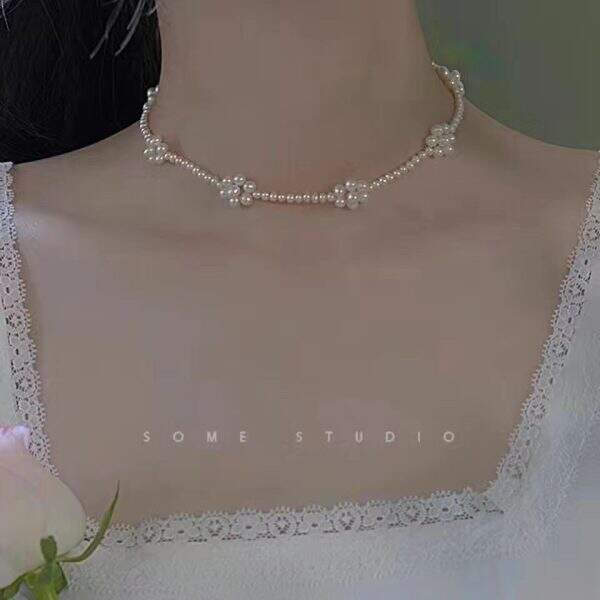 Pearl necklace for women - Image 3