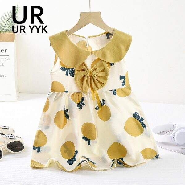 Cute girl bow dress set - Image 3