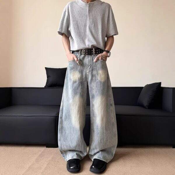 Men's Trendy Brand Pants High Street Trendy Men - Image 2